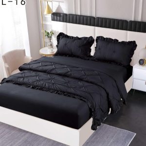 Lenjerie de pat finet deluxe – 4 piese cu elastic | 1350-SE