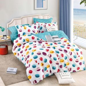 Lenjerie de pat finet cu elastic 6 piese – Set complet premium pentru pat mereu ordonat | 1577-J