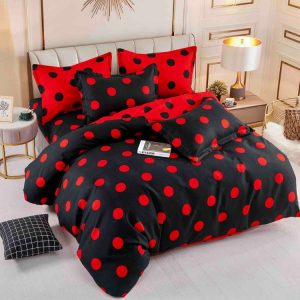 Lenjerie de pat finet cu elastic 6 piese – Set complet premium pentru pat mereu ordonat | 1585-J