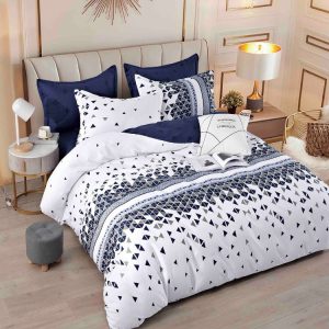 Lenjerie de pat finet cu elastic 6 piese – Set complet premium pentru pat mereu ordonat | 1587-J