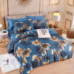 Lenjerie de pat finet cu elastic 6 piese – Set complet premium pentru pat mereu ordonat | 1601-J