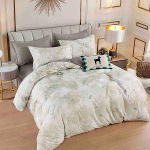 Lenjerie de pat finet cu elastic 6 piese – Set complet premium pentru pat mereu ordonat | 1614-J