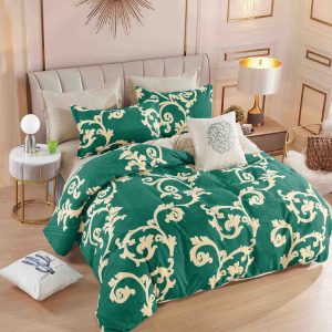 Lenjerie de pat finet cu elastic 6 piese – Set complet premium pentru pat mereu ordonat | 1616-J