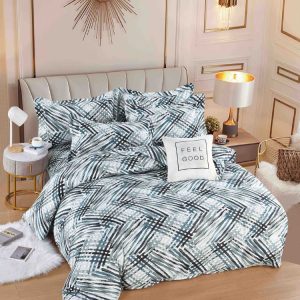 Lenjerie de pat finet cu elastic 6 piese – Set complet premium pentru pat mereu ordonat | 1621-J