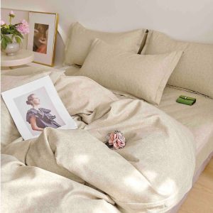 Lenjerie de pat finet cu elastic 6 piese – Set complet premium pentru pat mereu ordonat | 1629-J