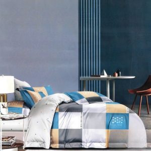 Lenjerie de pat 100% bumbac 6 piese – Set premium, confort natural pentru orice sezon | 1733-CV