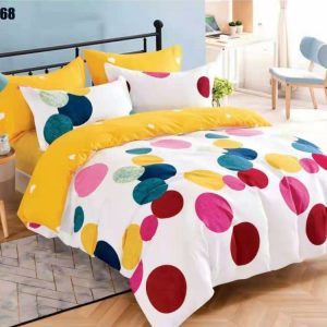 Lenjerie de Pat Finet 6 Piese din Bumbac 100% – Set Complet, Moale și Ușor de Întreținut | 1399-SE