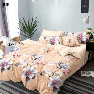 Lenjerie de Pat Finet 6 Piese din Bumbac 100% – Set Complet, Moale și Ușor de Întreținut | 1438-SE